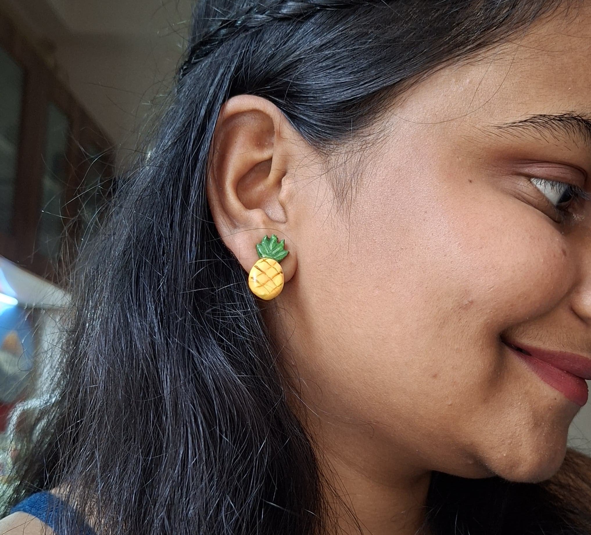 Handmade Pineapple Earrings 🍍