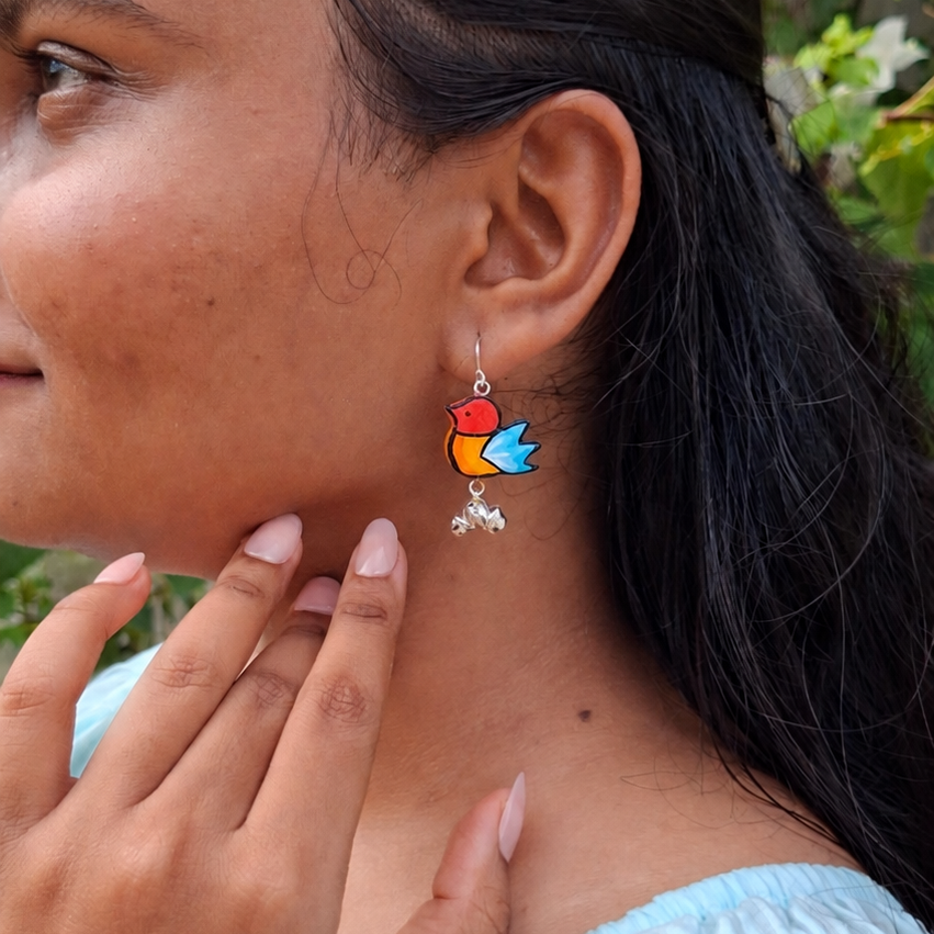 Multi color Sparrow Earrings
