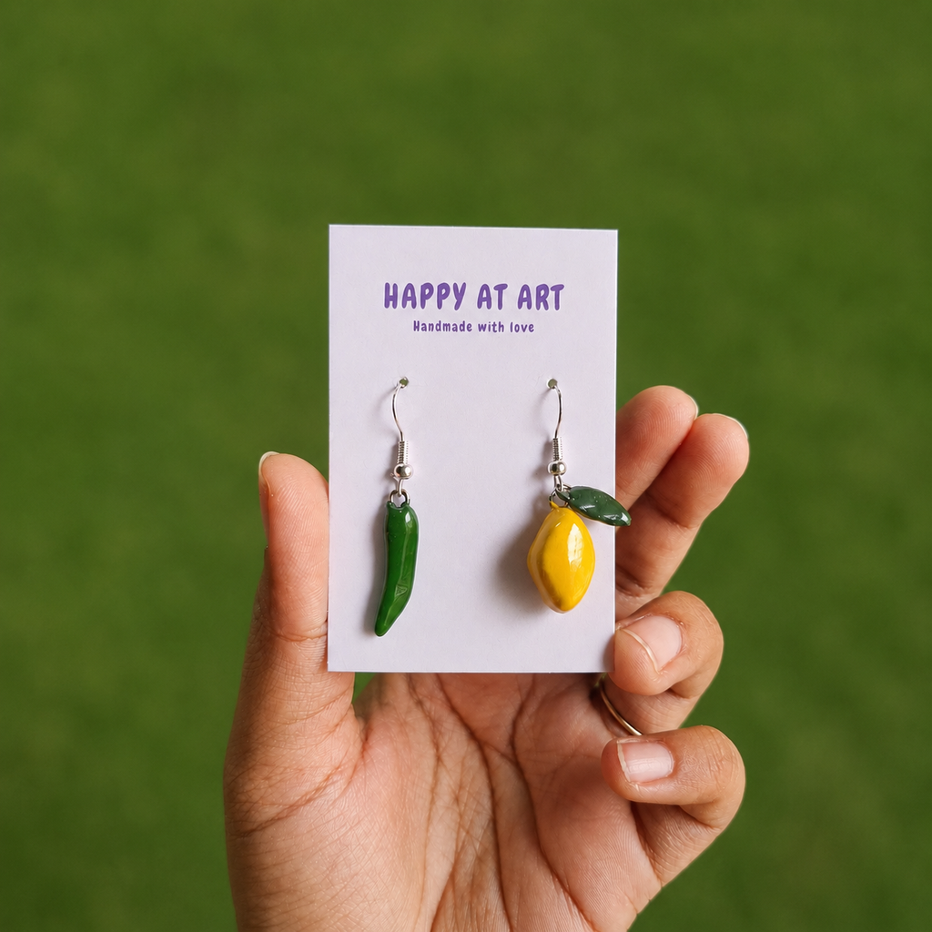 Nimbu Mirchi Earrings