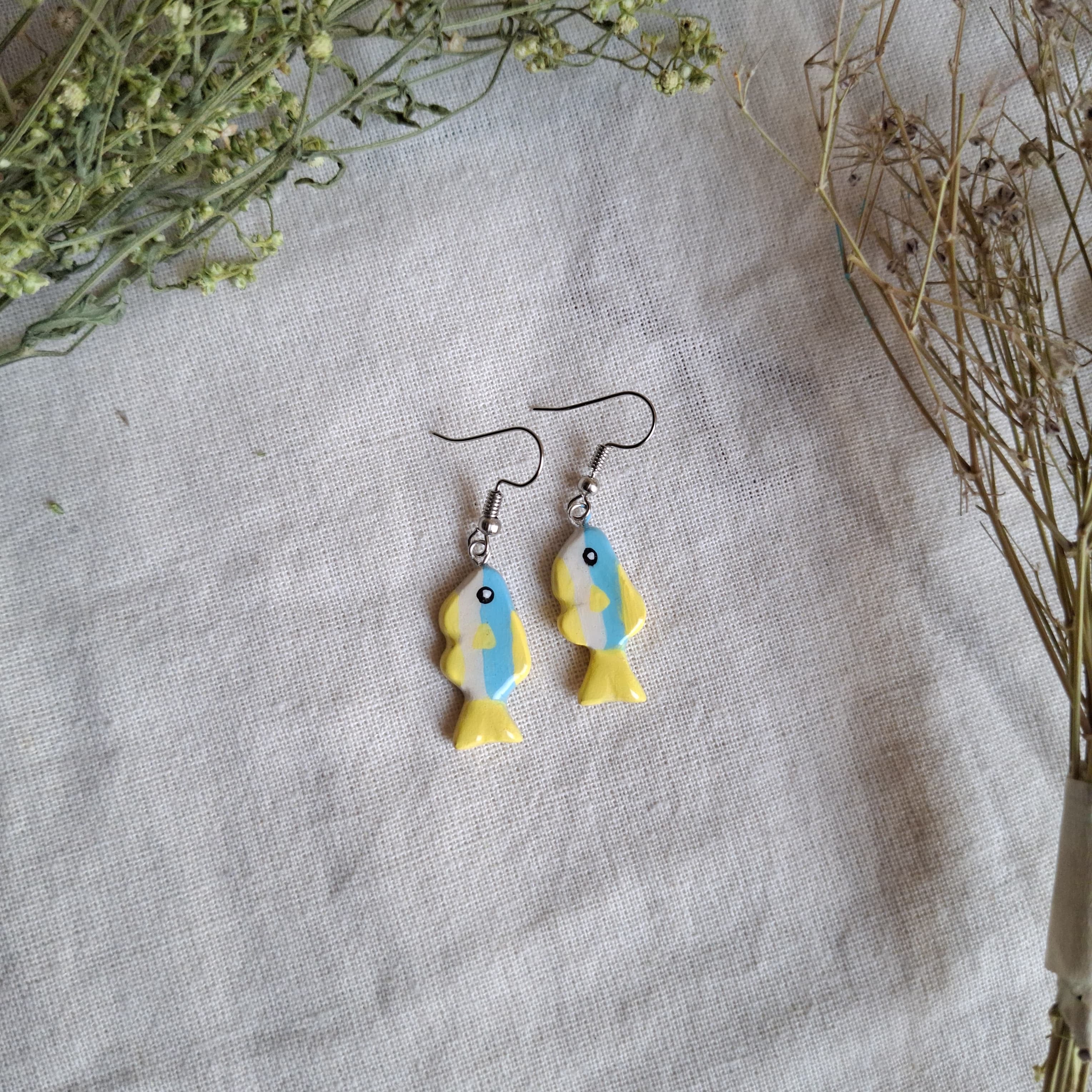 Handmade Fish Earrings 🐠