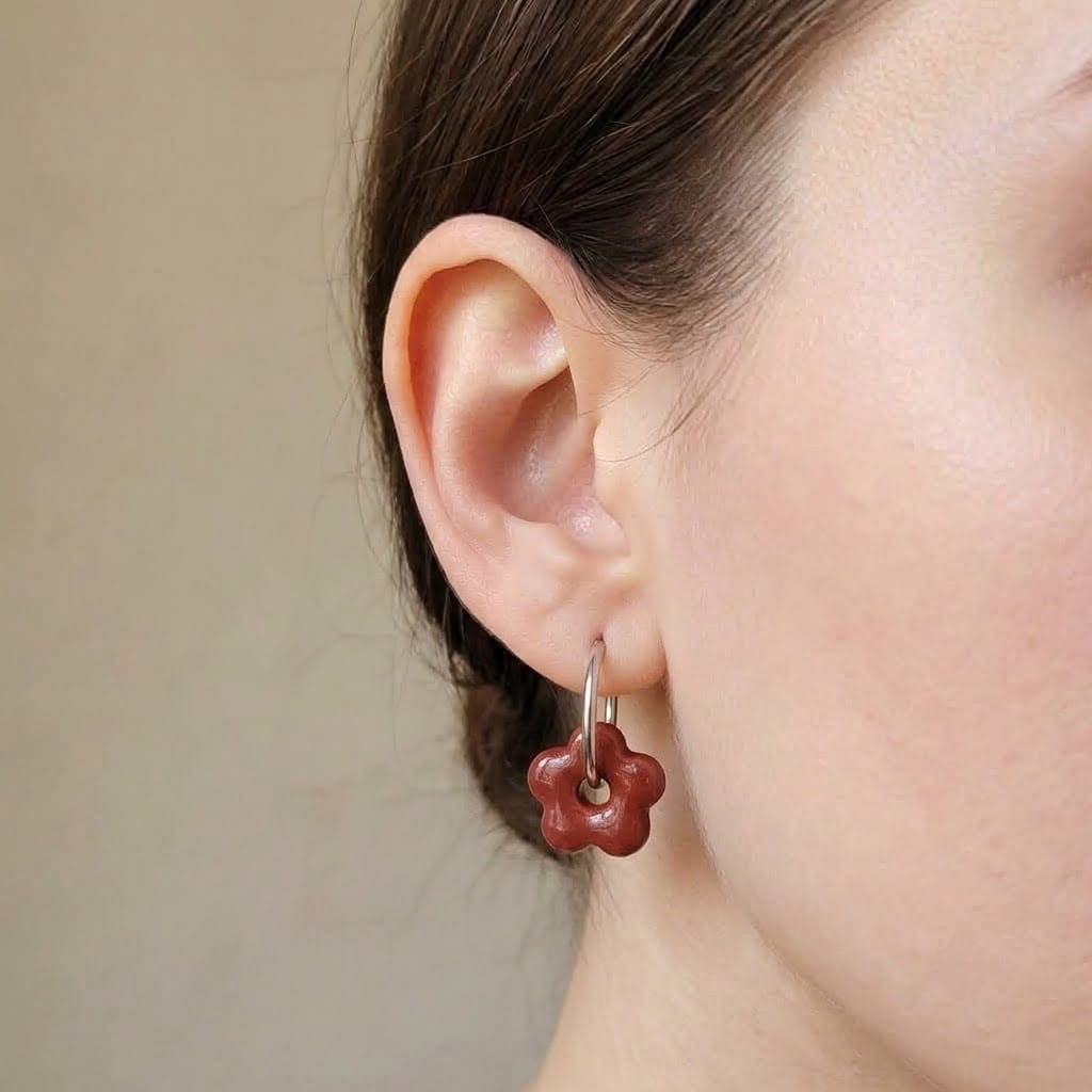 Cherry Flower Earrings