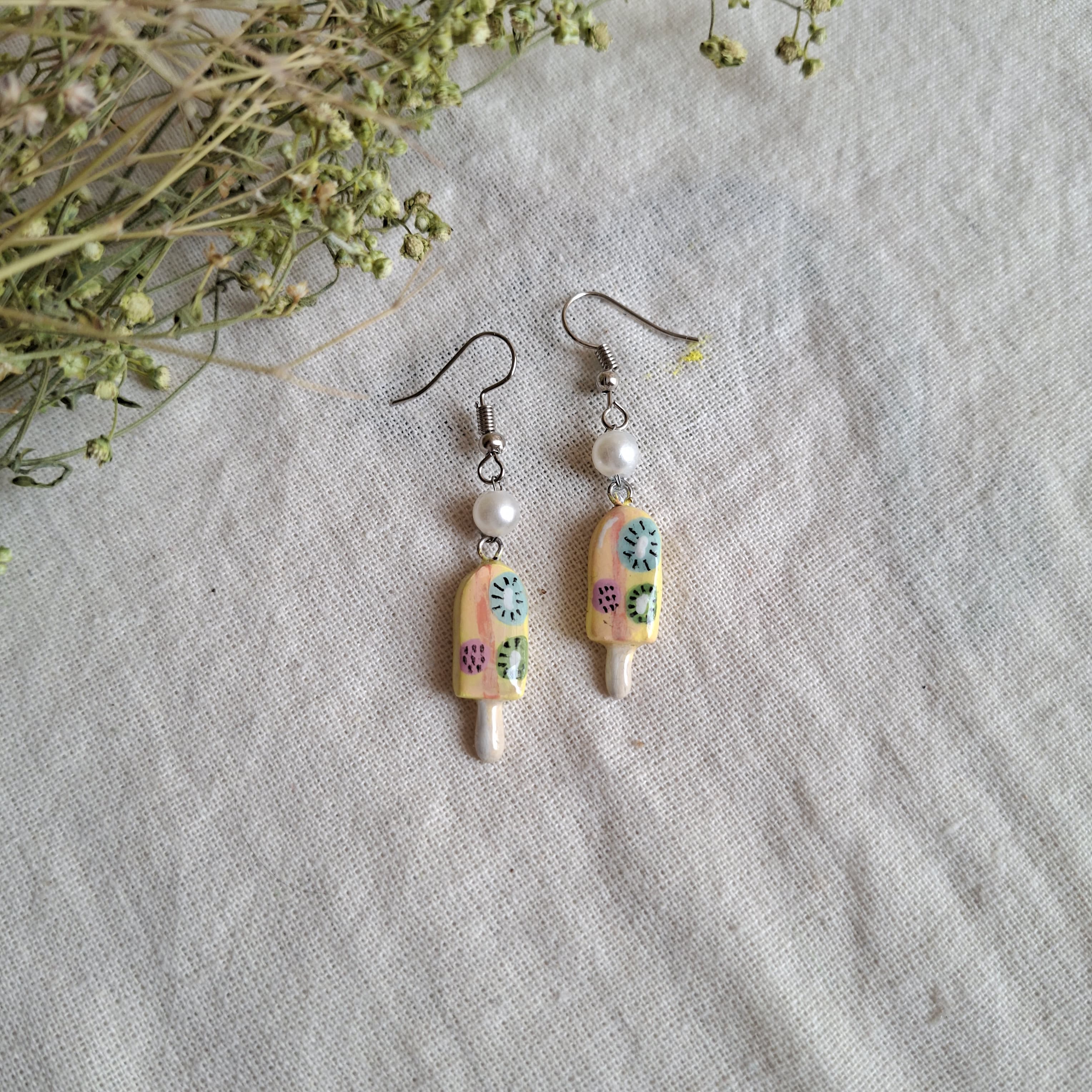 Handmade Ice Cream Earrings