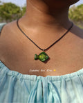 Handmade Green Fish Neckpiece🐠