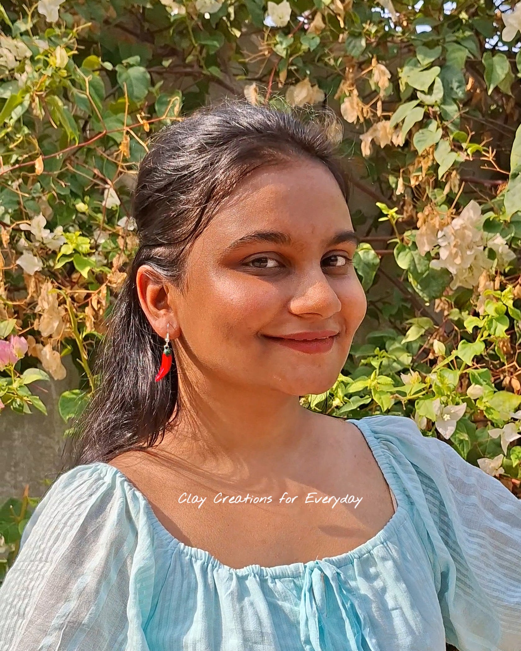 Handmade Red Chilly Earrings🌶️