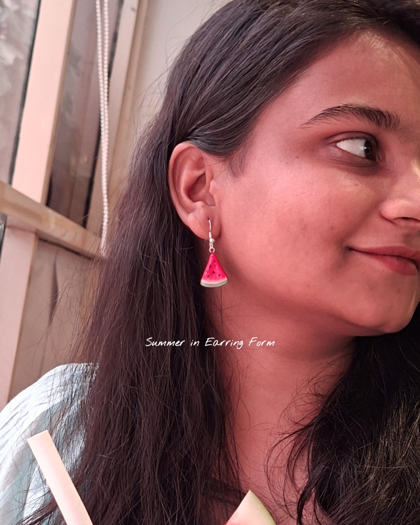 Handmade Watermelon Earrings 🍉