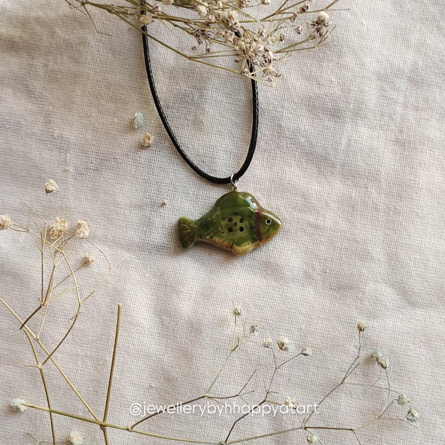 Green Fish Necklace