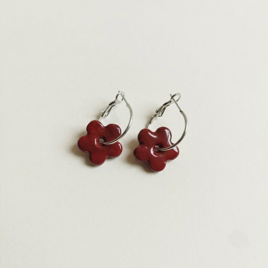 Cherry Flower Earrings