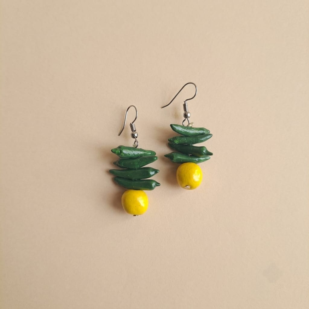 Nimbu Mirchi Earrings