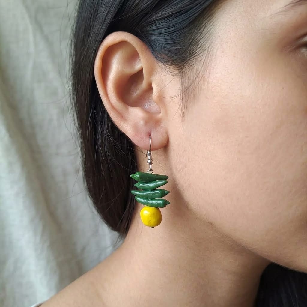 Nimbu Mirchi Earrings