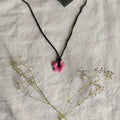 Pink Flower in thread