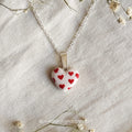 Handmade Heart in Heart Necklace