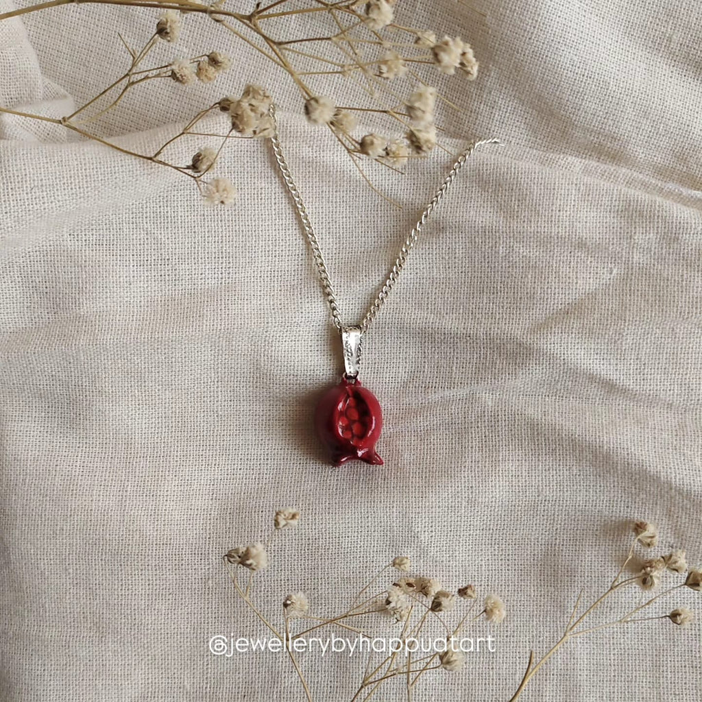 Handmade Pomegranate Necklace