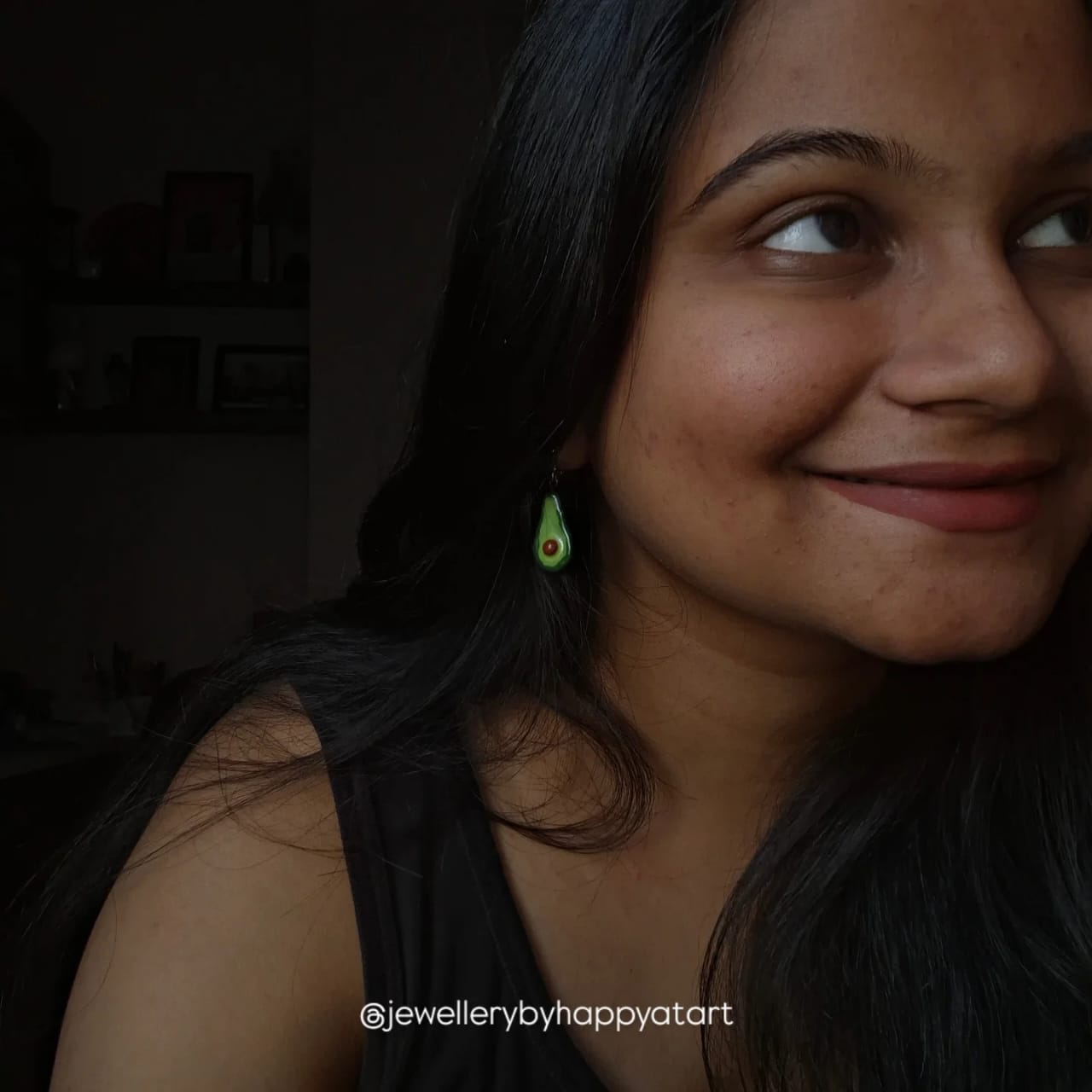 Handmade Avacado Earrings