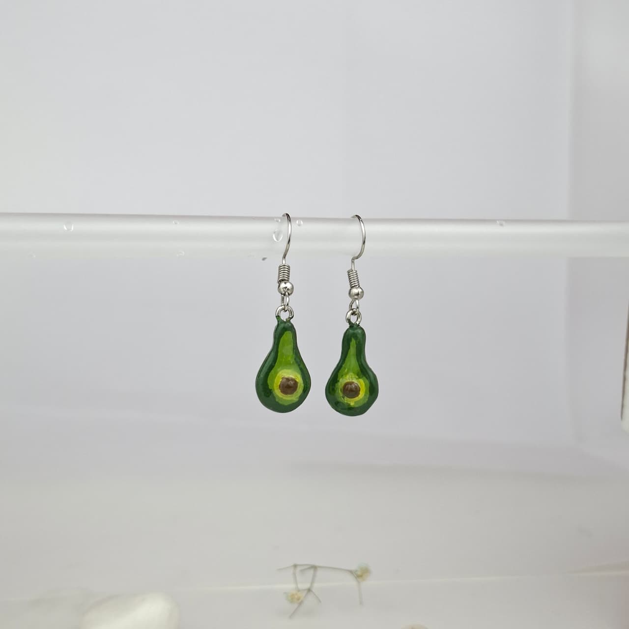 Handmade Avacado Earrings