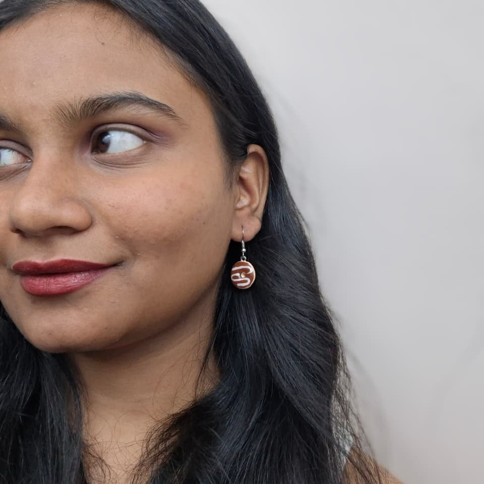 Handmade Donut Earrings