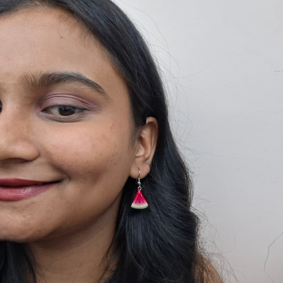 Handmade Watermelon Earrings 🍉