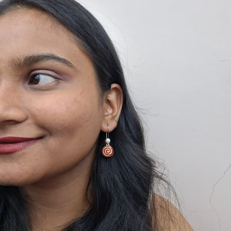 Handmade Cinnamon Rolls Earrings