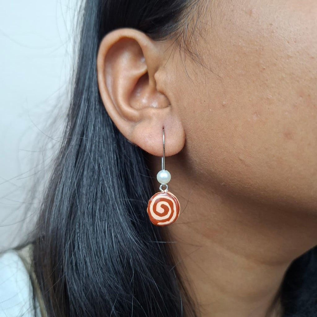 Handmade Cinnamon Rolls Earrings🥮