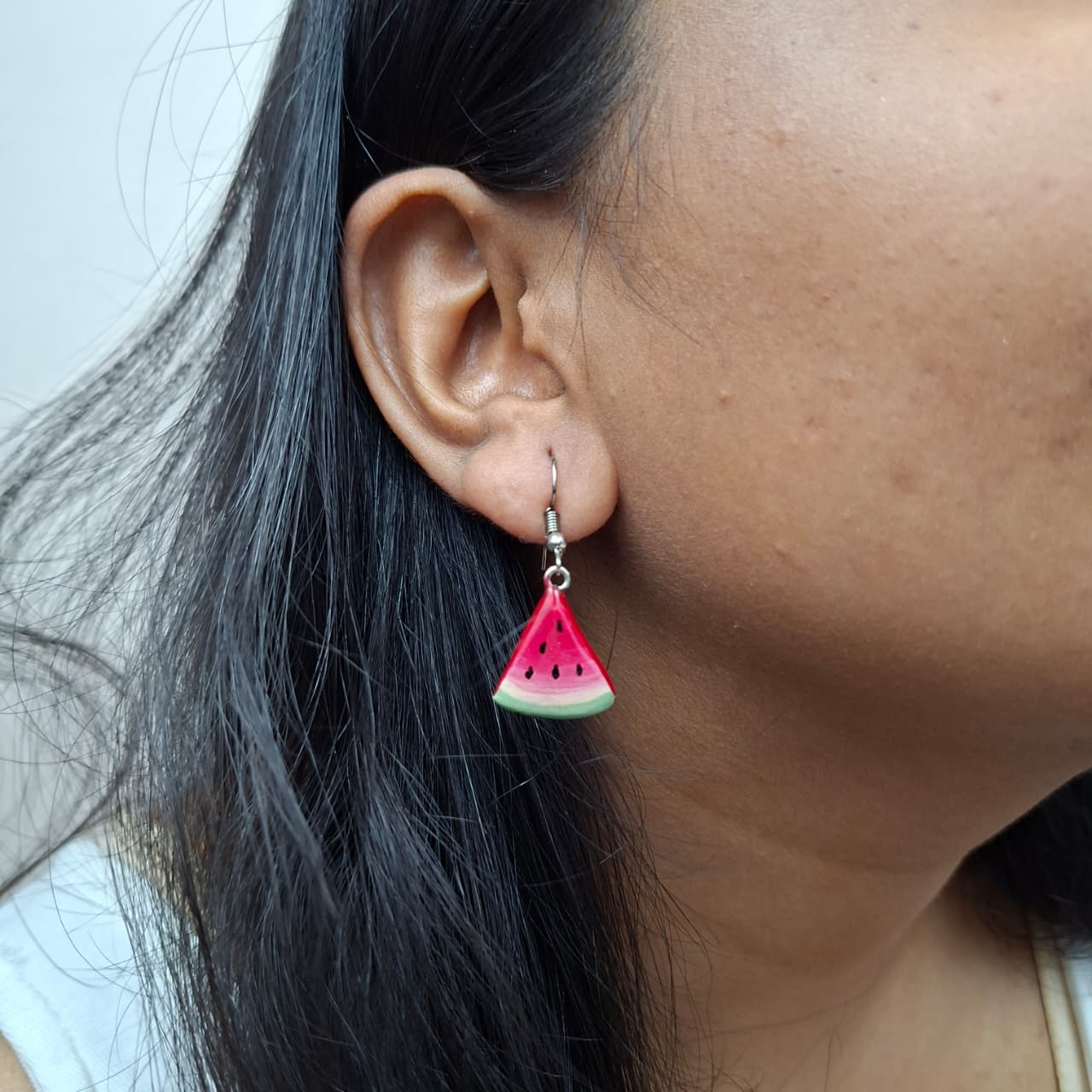 Handmade Watermelon Earrings 🍉