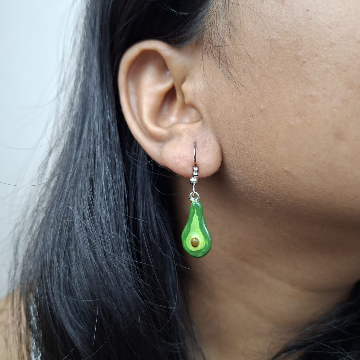 Handmade Avacado Earrings