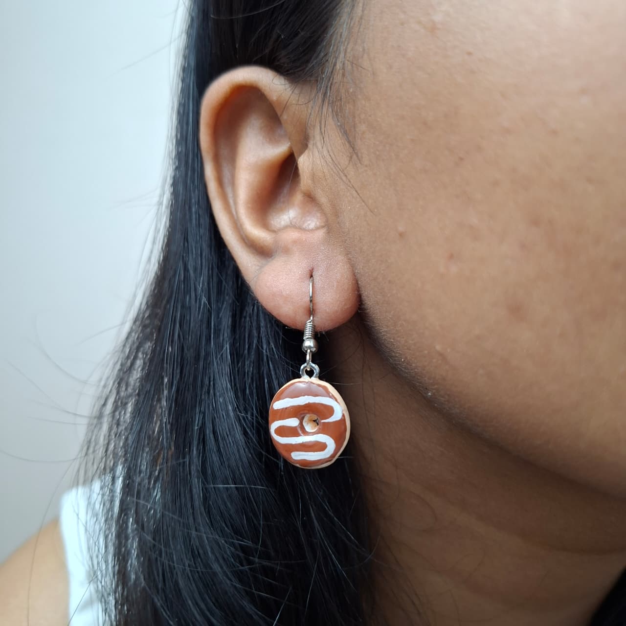 Handmade Donut Earrings